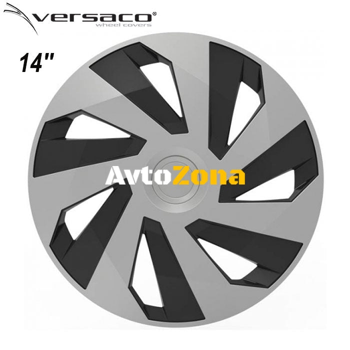 14’’ Тасове за джанти Versaco Vector Silver/Black - 4бр. в к-т - Avtozona