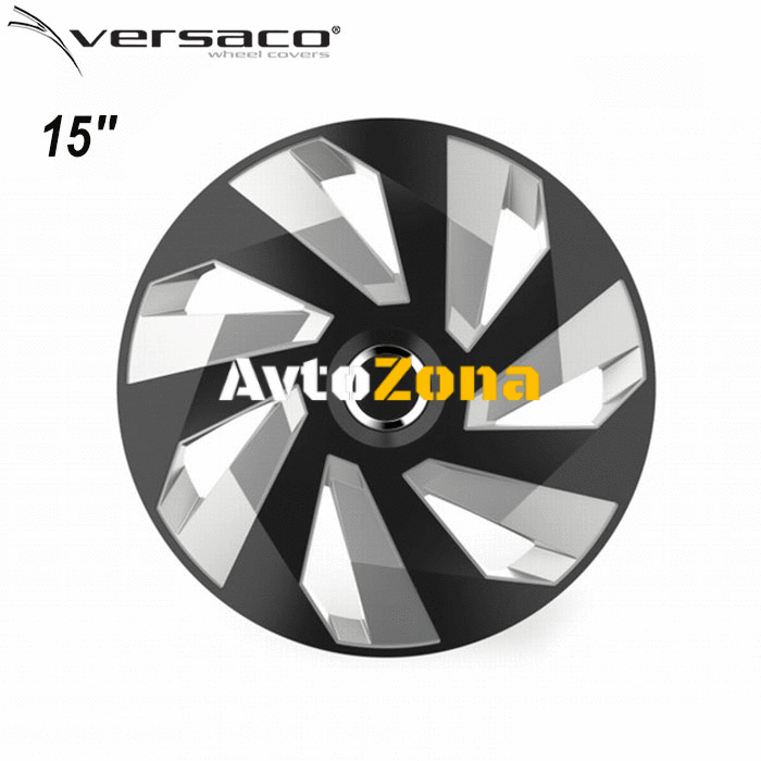 15’’ Тасове за джанти Versaco Vector RC Black/Silver - 4бр. в к-т - Avtozona