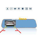 Видеорегистратор DVR 1080 FULL HD с 4’’ LCD дисплей в огледалото и камера за задно виждане и запис - Avtozona