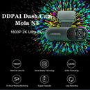 Видеорегистратор за МПС Xiaomi DDPAI Dash Cam Mola N3 1600P HD 2K GPS Wifi - Avtozona