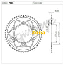 Задно зъбчато колело TROFEO 367083153 BLACK - Avtozona