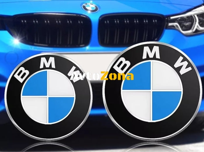 Емблема BMW / БМВ за преден капак 72mm / 74мм / 82мм - Avtozona