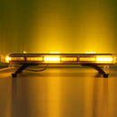 76.2 см 56 LED ЛЕД мощна аварийна диодна сигнална лампа блиц 12-24V 15 режима на работа жълта оранжева светлина E-Mark Е9 за пътна помощ