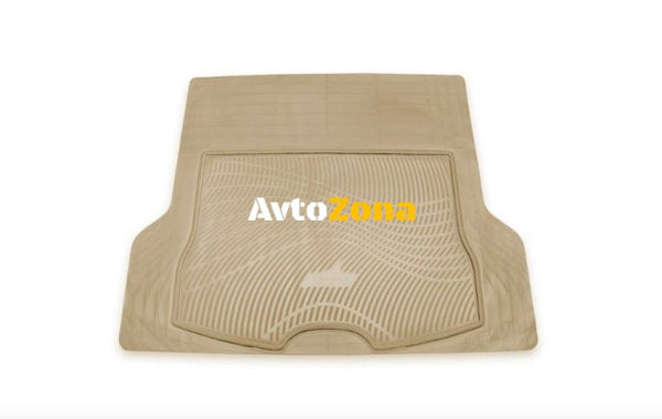 Гумена стелка за багажник за Trunk Mat Universal Beige color - Avtozona