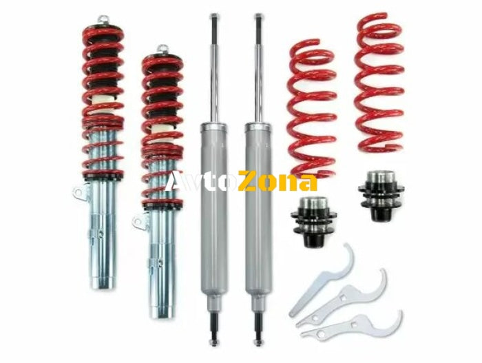 Регулируемо спортно окачване Coilovers за BMW E46 (1998-2005) - Avtozona