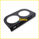 Конзола - стойка за 2 измервателни уреди 52мм - плоска с 4 винта - Avtozona